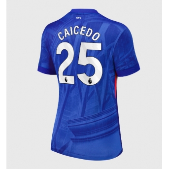 Billige Fotballdrakt Chelsea Moises Caicedo #25 Replika Hjemmedrakt Dame 2025-26 Kortermet